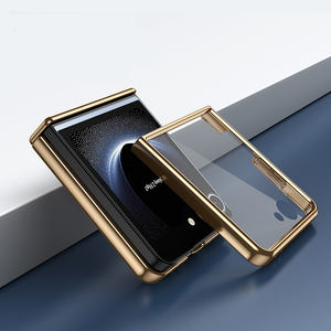 Nueva Funda con Tapa Trasera de Cobertura Total 360, de Cuero PU y PC con Electrochapado, Plegable con Bisagra para <span class=keywords><strong>Samsung</strong></span> Z <span class=keywords><strong>Flip</strong></span> 7 - Product Image 4