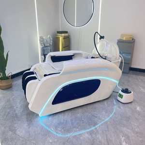 Modern Design Electric Recliner Massage Shampoo Chair Synthetic Leather High-Density Sponge for Hair Salon Shampoo Bed - Product Image 6