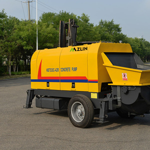 China Concrete Pump Truck Concrete Mixer Pump <b>Cement</b> Mortar Electric Concrete Pump Diesel - Product Image 1