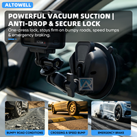 Bras d'extension réglable à double rotule avec vis 1/4, support universel pour caméra d'action, micro et lumière d'appoint