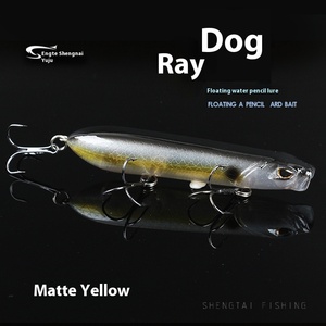 Thunder Dog Nhân Tạo Nổi Câu Cá Lure Nhựa Crank Bait Cho Dưới Câu Cá Mặt Nước Luya Bait - Product Image 3