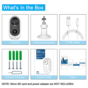 Caméra de sécurité sans fil <span class=keywords><strong>Vicohome</strong></span> 3MP IP WIFI de haute qualité alimentée par batterie pour l'extérieur - Product Image 4