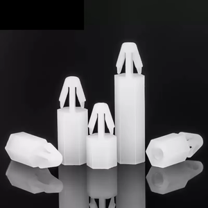 Tornillo espaciador de nylon blanco para placa de circuito impreso, poste de nylon de inserción, espaciador de sujeción fijo, pilar. - Product Image 3