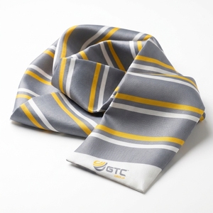 Cravate professionnelle et élégante du Vietnam, logo Cygne Blanc, en soie jacquard tissée, design personnalisé pour hommes d'affaires - Product Image 1