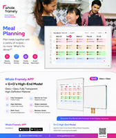 Afficheur de calendrier numérique pour maison intelligente avec application Whale Framely, synchronisation du calendrier, liste de tâches, planificateur de repas, fournisseur OEM/ODM, calendrier intelligent