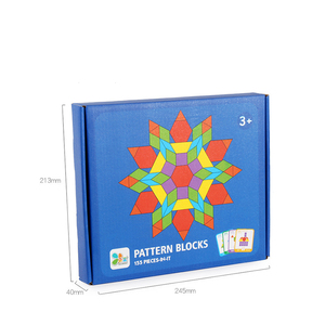 155pcs Mainan Anak Wooden Creative Shape <strong>Tangram</strong> <strong>Puzzle</strong> Montessori Educational Oyuncak Jigsaw <strong>Puzzles</strong> Toys Kids Children - Product Image 3