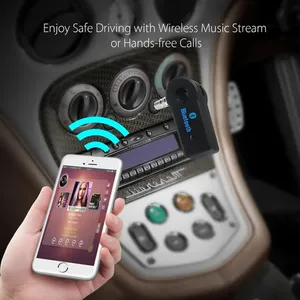 AUX Xe Bluetooth 5.0 Receiver 3.5Mm 3.5 AUX Jack Stereo Âm Nhạc Âm Thanh Xe Hơi Transmitter Loa Khuếch Đại Không Dây Adapter Với Mic - Product Image 5