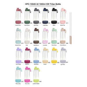 ขวดน้ำ Tritan 1000 มล. แบบหลอดดูด ปราศจากสาร BPA ดีไซน์มินิมอล เหมาะสำหรับเล่นกีฬา เดินทาง ท่องเที่ยว และเดินป่า ใช้ได้ทั้งผู้ชายและผู้หญิง - Product Image 4