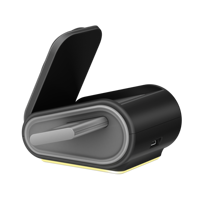 Stands Lipat Magnetik Pribadi Baru untuk Pengisi Daya Nirkabel 15W 3-in-1 Lampu Malam LED Multifungsi untuk Desktop dan Earphone Pintar