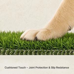 Tapis en <span class=keywords><strong>gazon</strong></span> artificiel haute densité au toucher doux, les joints protègent et préviennent les odeurs, tapis synthétique pour chiens - Product Image 4