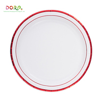 Assiettes en papier personnalisables de style vintage, marque privée, feuilles vertes, plateaux, vaisselle, sous-assiettes pour gâteaux, sushis, biscuits