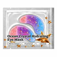 Masque pour les yeux en hydrogel, squalane hydratant, réduction des ridules, éclaircissement du teint, personnalisation en petites séries, votre logo