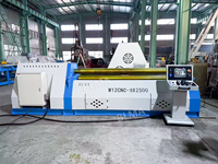Machine de pliage à trois rouleaux CNC W11-8x2500, machine de laminage entièrement électrique en acier inoxydable, formage en une seule passe