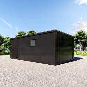 20 40 Pieds Détachable Préfabriqué Conteneur <span class=keywords><strong>Garage</strong></span> Mobile Préfabriqué 4*7.5m Chambre Simple Flattop Flat Pack House - Product Image 3