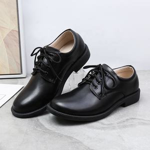 Chaussures à lacets en cuir véritable pour hommes, confortables, respirantes, à motif uni, pour le printemps, pour le bureau et les occasions professionnelles, pour adultes - Product Image 4