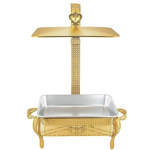 Stainless Steel <b>Buffet</b> Stove Rectangular 5.5L Hanging Food <b>Warmer</b> Hotel Restaurant Use - Product Image 5