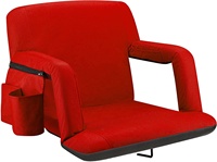 Haohe-1230, siège Portable rembourré, pour adultes, chaise inclinante et étanche avec crochet, fauteuil robuste et léger