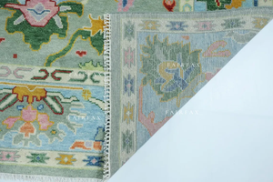 Alfombra de Lana Verde Salvia Hecha a Mano de Alta Calidad, Estilo Moderno, Tamaño Personalizado, Color Sólido, para Dormitorio, Lavable - Product Image 4