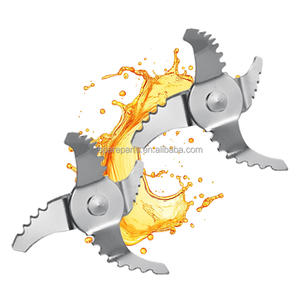 Máquina comercial, licuadora de alimentos, exprimidor, piezas de hoja de acero inoxidable, licuadora de cocina portátil, accesorio de hoja - Product Image 4