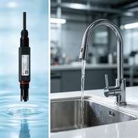 Capteur de pH OEM pour traitement de l'eau NPT3/4 RS485 4-20mA pour intégrateur de système et projet de pipeline