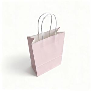 Bolsas de Regalo de Papel Biodegradables con Fondo Cuadrado KM, Bolsa de Papel Kraft Marrón - Product Image 1