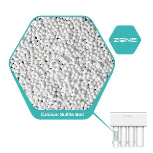 Factory direct residual chlorine remover calcium sulfite bio ceramic balls for water treatment