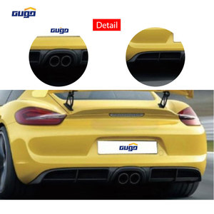 Kit carrosserie GUGO pour <span class=keywords><strong>Porsche</strong></span> Cayman 981 style GT4, kit extérieur complet, design inspiré de la piste, mise à niveau du véhicule, composants de carrosserie personnalisés - Product Image 5
