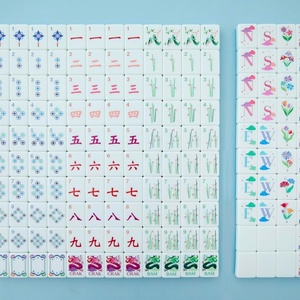 Heavenly Mahjong presenta fichas de Mahjong estilo americano, ideales para juegos de entretenimiento en interiores. - Product Image 1