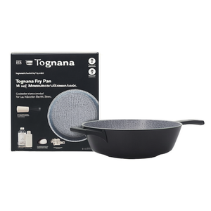 Poêle à frire Tognana 32 cm antiadhésive en aluminium avec poignées en silicone pour cuisinières à gaz, à induction et électriques - Product Image 2
