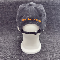 Casquette de baseball en denim lavé avec logo brodé Chapeaux de papa unis blanchis personnalisés Casquettes de balle lavées non structurées vierges