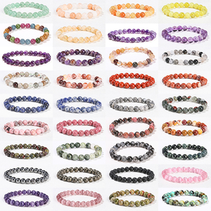 Vòng tay đá tự nhiên JD GEMS 6 8 10mm, chuỗi hạt đá quý, vòng đeo tay thời trang, đá Aventurine xanh tự nhiên - Product Image 2