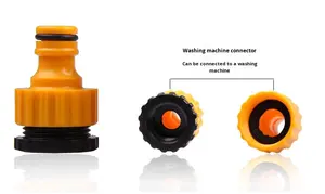Fabricant Fournitures Ménage Lavage de Voiture 1/2 3/4 <span class=keywords><strong>Adaptateur</strong></span> Mamelon <span class=keywords><strong>Robinet</strong></span> Connecteur Plastique pour la Maison Machines à <span class=keywords><strong>Laver</strong></span> de Voiture - Product Image 4