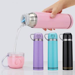2025 New Custom Wholesale 500ml Camping Water <b>Bottle</b> Insulated Thermo Stainless Steel Tea Coffee Vacuum Flask Thermos Cups - Product Image 1