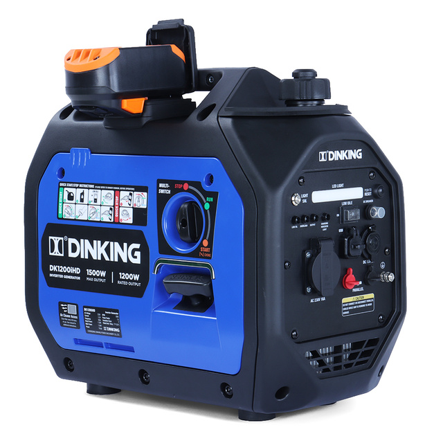New Product 1200W New Tech HYBRID Inverter Generator DC OUTPUT by BATTERY Directly Silent Inverter Generator