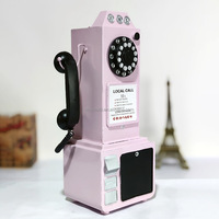 NINI Téléphone enregistreur audio de luxe vintage décoré pour livre d'or audio de mariage et photomaton