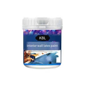Échantillon gratuit 1KG Peinture murale intérieure en latex acrylique auto-peignable Brosse applicable Propre à l'odeur et protection de l'environnement - Product Image 1
