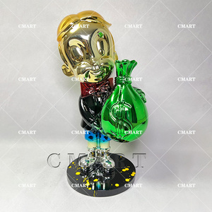 Chrome brillant pour décorations de magasin de jeux de société, objets en résine de dessin animé, collection de souvenirs de galerie pour modèles d'<span class=keywords><strong>art</strong></span> - Product Image 1
