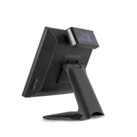 Système POS tout-en-un 15'' en alliage d'aluminium avec écran tactile capacitif Windows Android pour la restauration et la vente au détail
