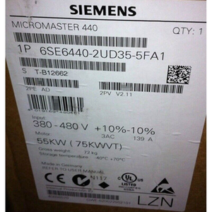 Nuevo y Original 6se64402ud355fb1 Micromaster 440 55kw 380v Plc - Product Image 4