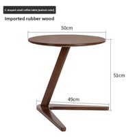 Table basse gigogne en bois massif, design minimaliste moderne pour hôtel et usage domestique, meubles de salon et de chambre