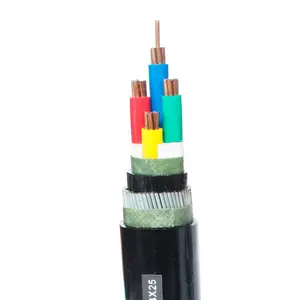 100kv 20kv heavy duty power cable high voltage copper xlpe insulated steel tape armored pvc cable