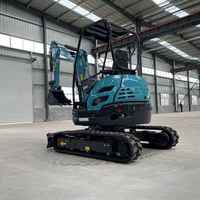 Excavator Mini Crawler YCMG 1.0-3.5 Ton untuk Pertanian Multifungsi Kapasitas Bucket 0.06m³ Tinggi