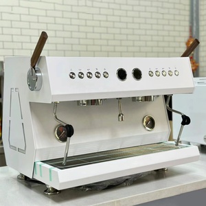 Máquina de Café Comercial de 2 Grupos, Máquina de Espresso Semiautomática Profesional para Negocios - Product Image 1