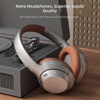 Nouveaux écouteurs sans fil pliables JST-35B de style rétro pour Bluetooth 5.3, étanches, autonomie de 10 à 15 heures, véritable autonomie prolongée