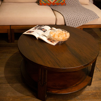 Table console moderne en teck massif pour salon, chambre, hôpital, appartement, intérieur, sur mesure