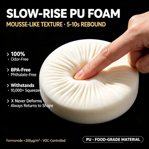 Bol en mousse de PU pour gâteau, pudding <span class=keywords><strong>au</strong></span> riz, boîte à dessert, vente en gros directe, tasse à pudding, jouet à presser, modèle de simulation - Product Image 2