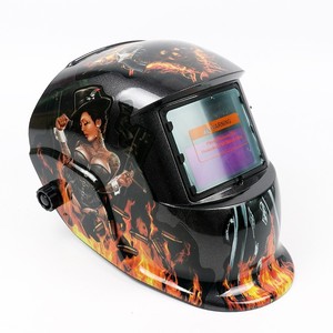 Casco de soldadura Energía solar Oscurecimiento automático Campo de visión amplio Máscara de soldadura anticalor para MIG TIG ARC MMA - Product Image 1