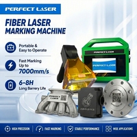 Machine de marquage laser à fibre portable 20W 30W pour métal, acier inoxydable, fer, code QR, numéro de série, graveur