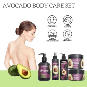 Oem bơ chăm sóc cơ thể thiết lập sâu nuôi dưỡng cơ thể bơ & sương Sửa chữa da khô hữu cơ chống lão hóa Kem dưỡng da Kit 5 mảnh - Product Image 4