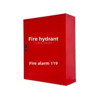 Armoire à Tuyaux et Matériel Incendie Intérieure Tout Acier - Rouge, Origine Quanzhou